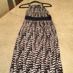 Maxi empress waist glitter dress